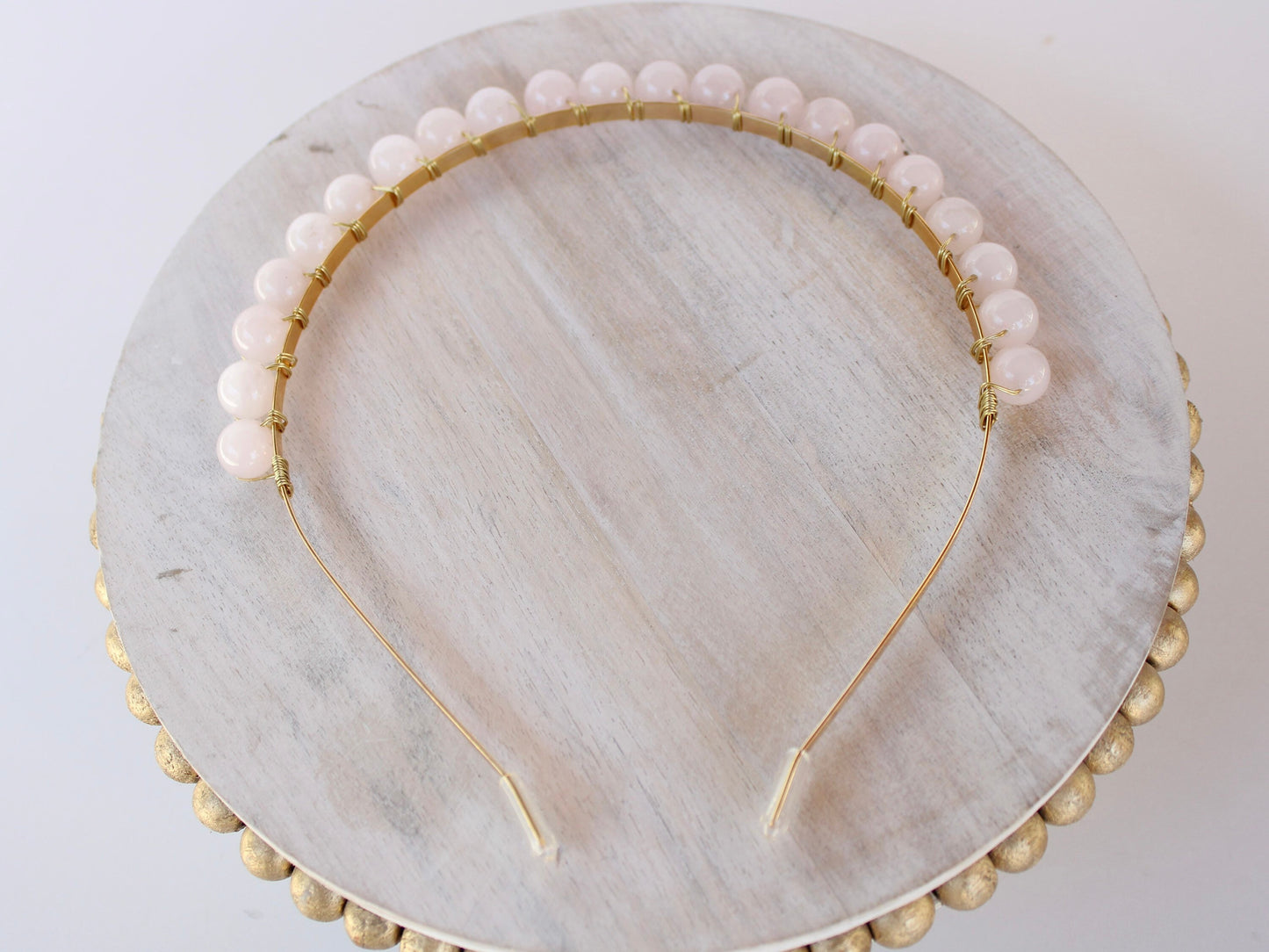 10mm Gemstone Beaded Headpiece