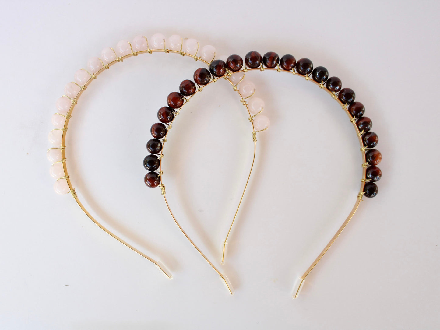10mm Gemstone Beaded Headpiece
