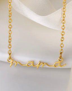 Cursive Mama Necklace