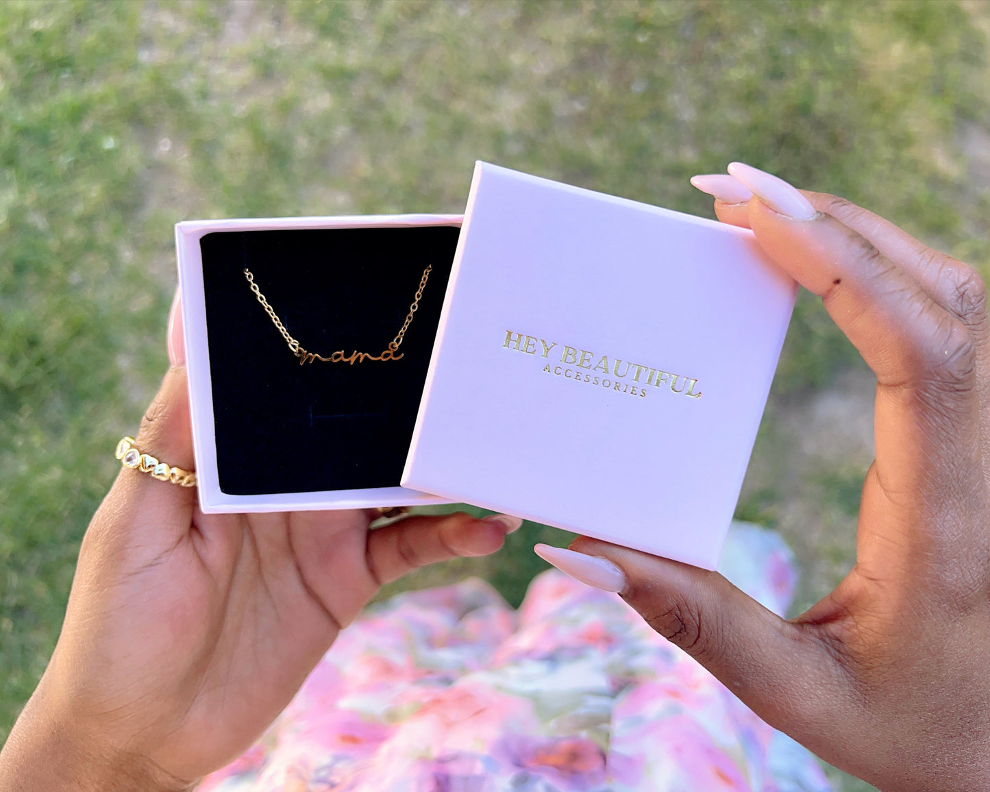 Cursive Mama Necklace