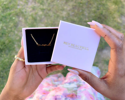 Cursive Mama Necklace