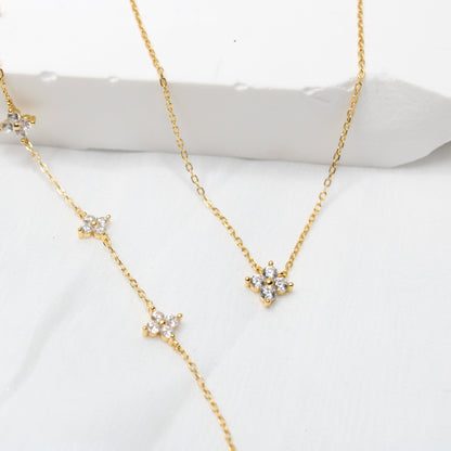 Dainty 4 Leaf Clover Necklace