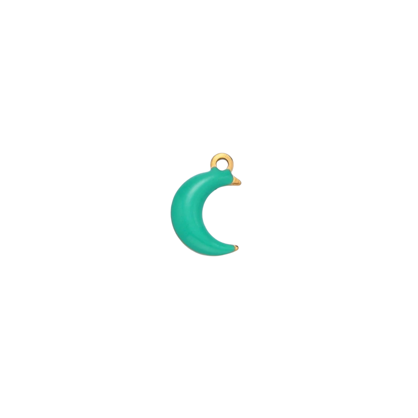 Mini Enamel Crescent Moon