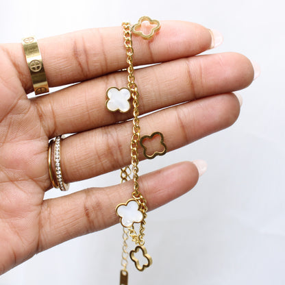 Flower Dangle Lux Bracelet