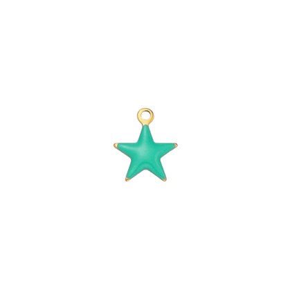 Mini Enamel Star Moon