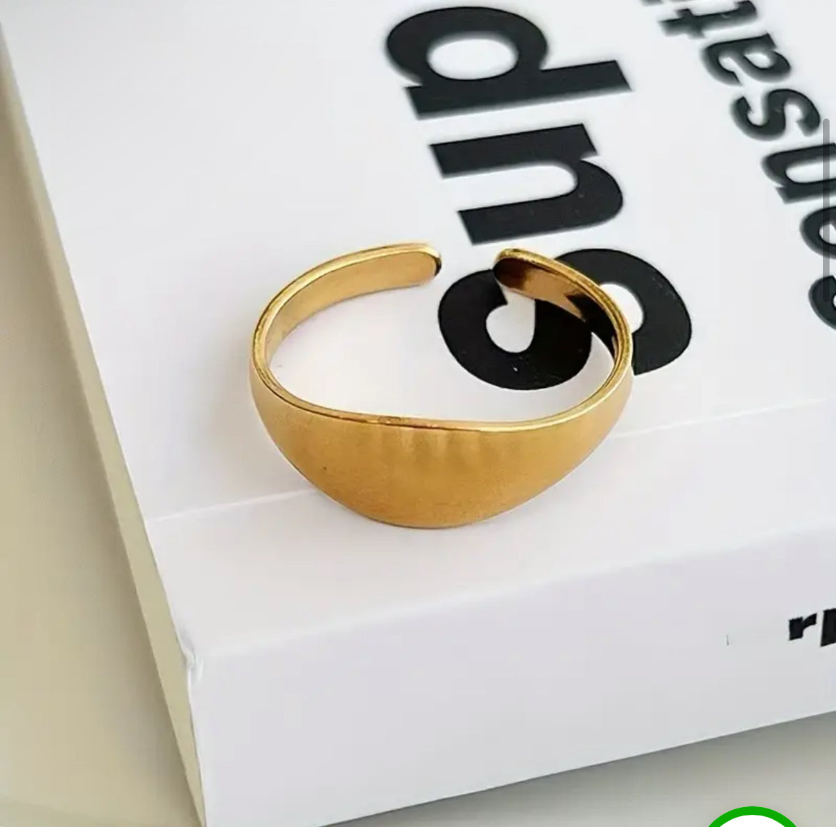 Minimalist Adjustable Ring