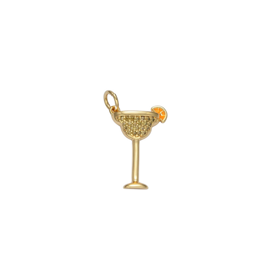 CZ Cocktail Drink Charm