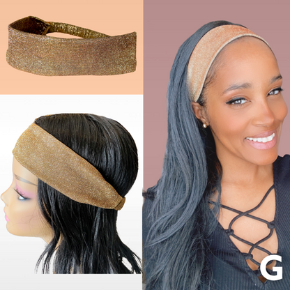 Shiny Satin Lined Headband