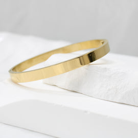 Lux Thick Simple Bangle