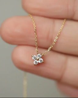 Dainty 4 Leaf Clover Necklace