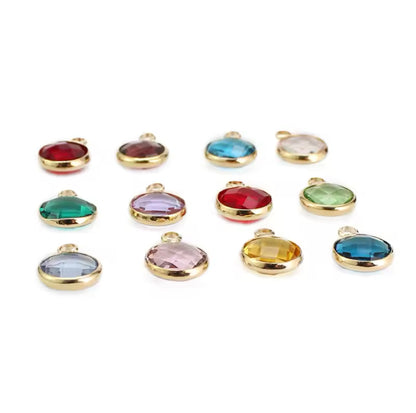 Dainty Round Birthstone