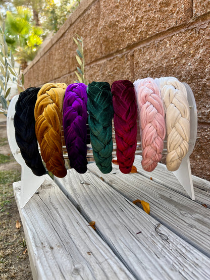 Braided Velvet Lux Headband