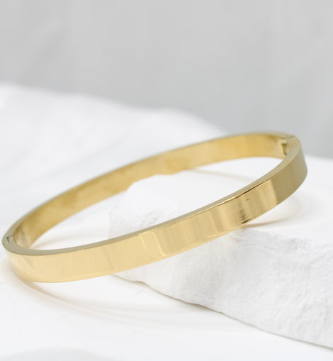 Lux Thick Simple Bangle