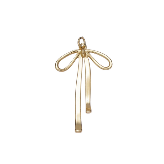 Gold Bow Charm