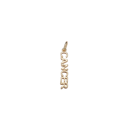 Zodiac Script Charm