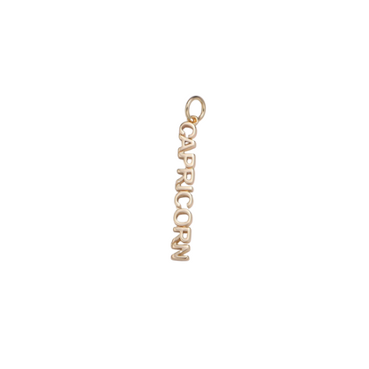 Zodiac Script Charm