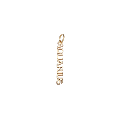 Zodiac Script Charm