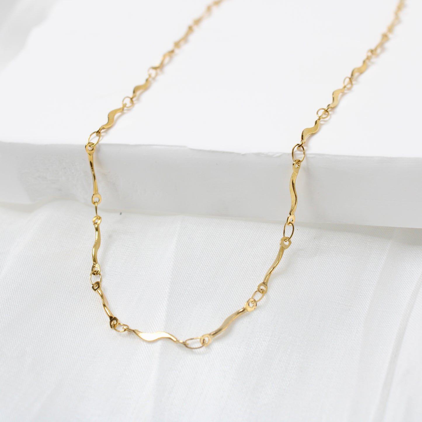 Thin S Chain Necklace Set