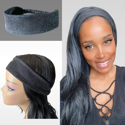 Shiny Satin Lined Headband