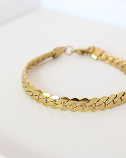 Flat Cuban Link Set