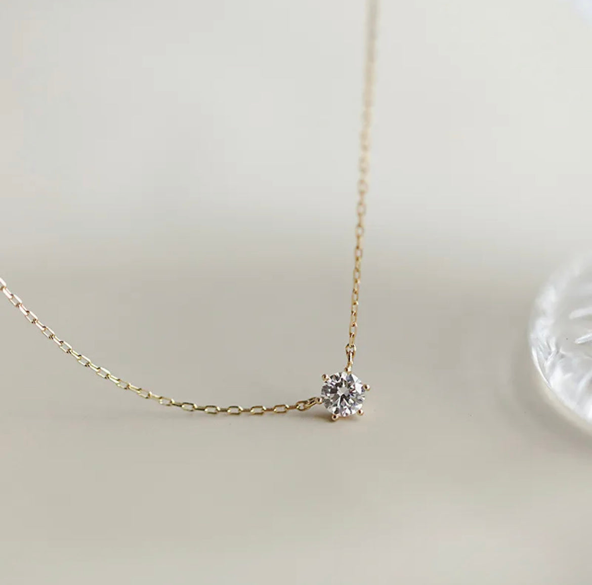 Minimalist Rhinstone Dainty Necklace