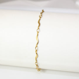 Thin S Chain Bracelet