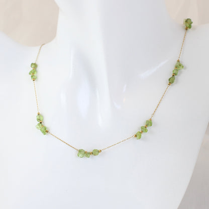 Irregular Stone Dainty Necklace