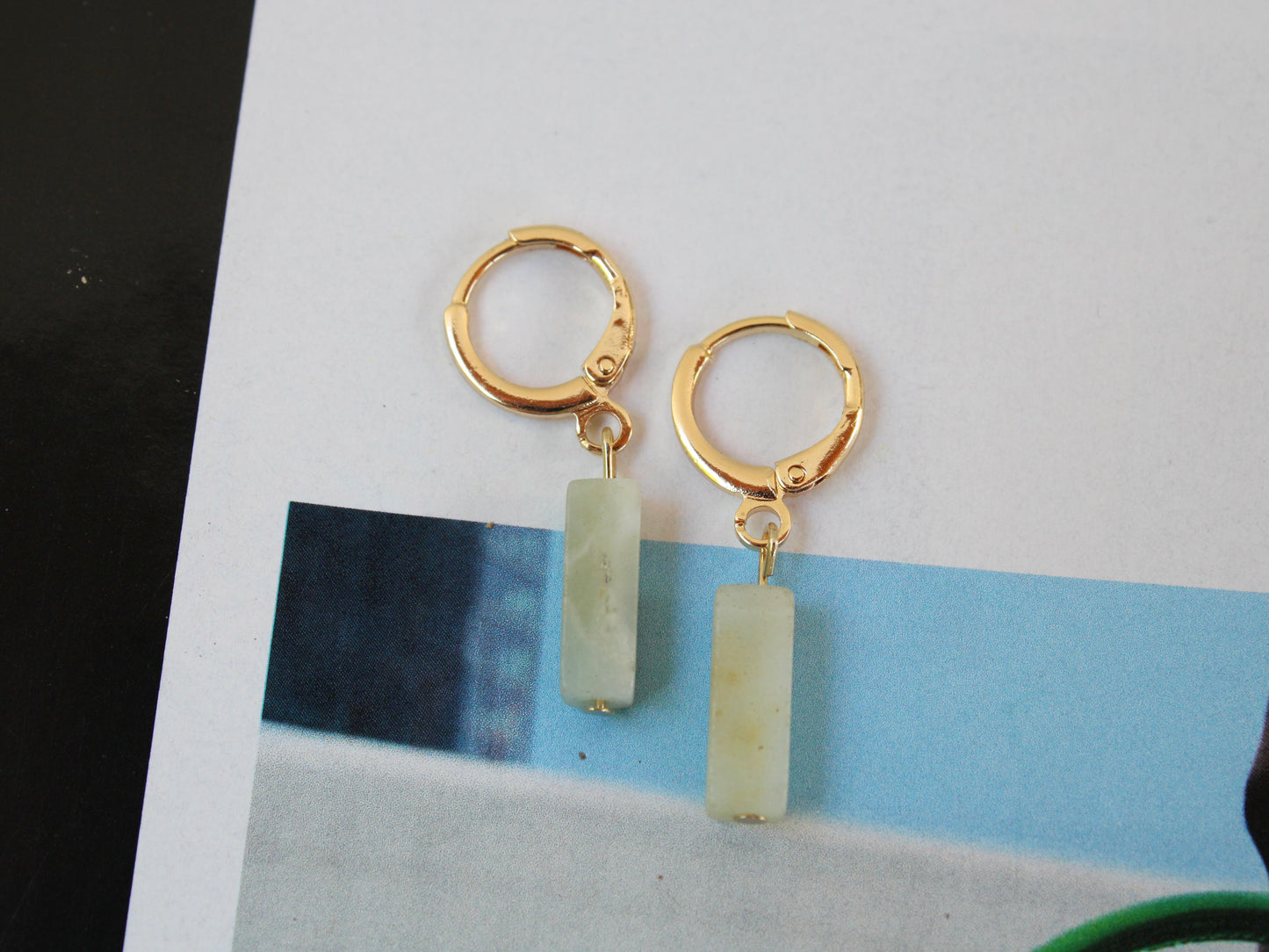 Natural Stone Earrings