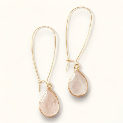 Tear Drop Stone Earrings