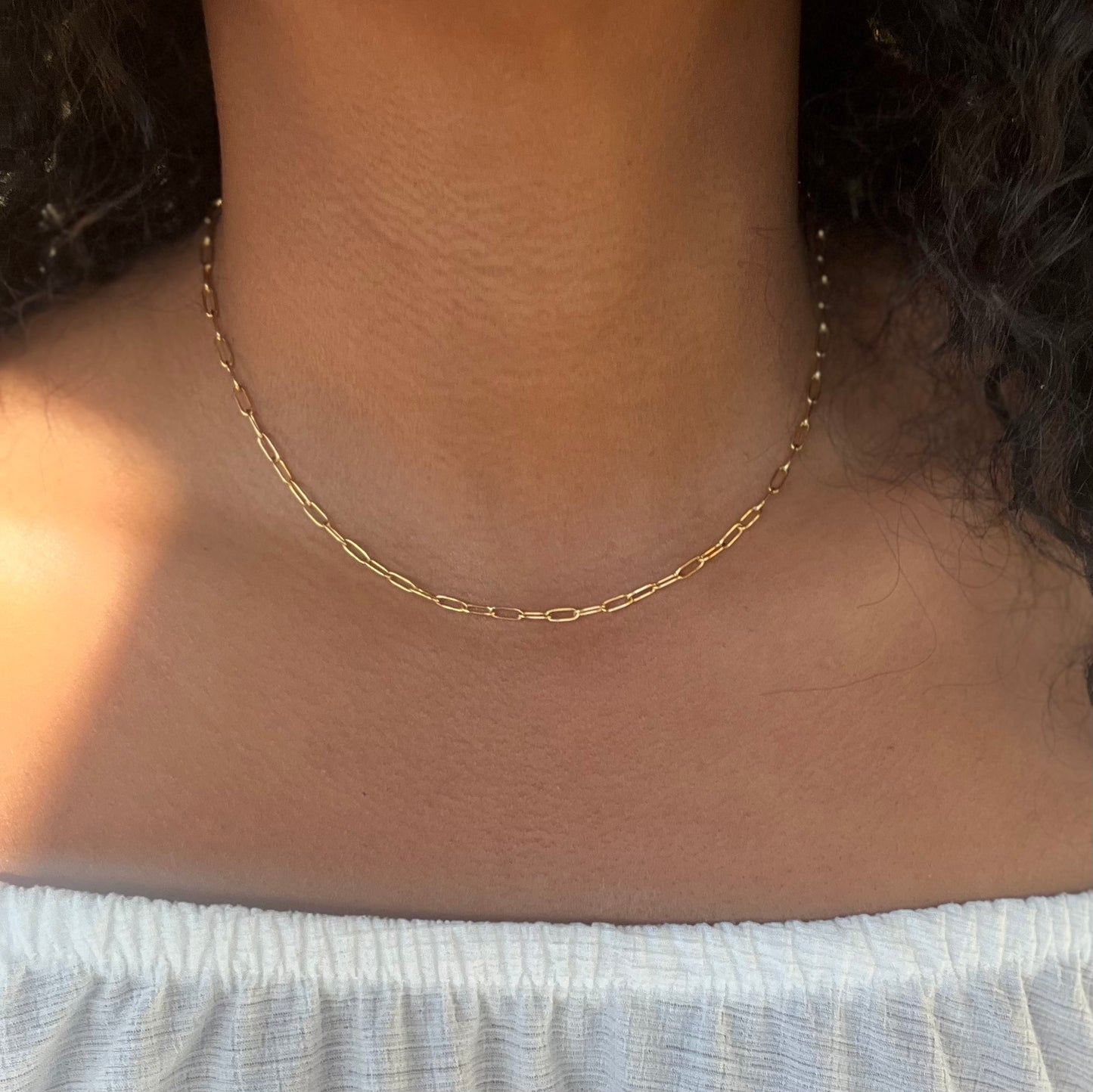 Dainty Paperclip Chain