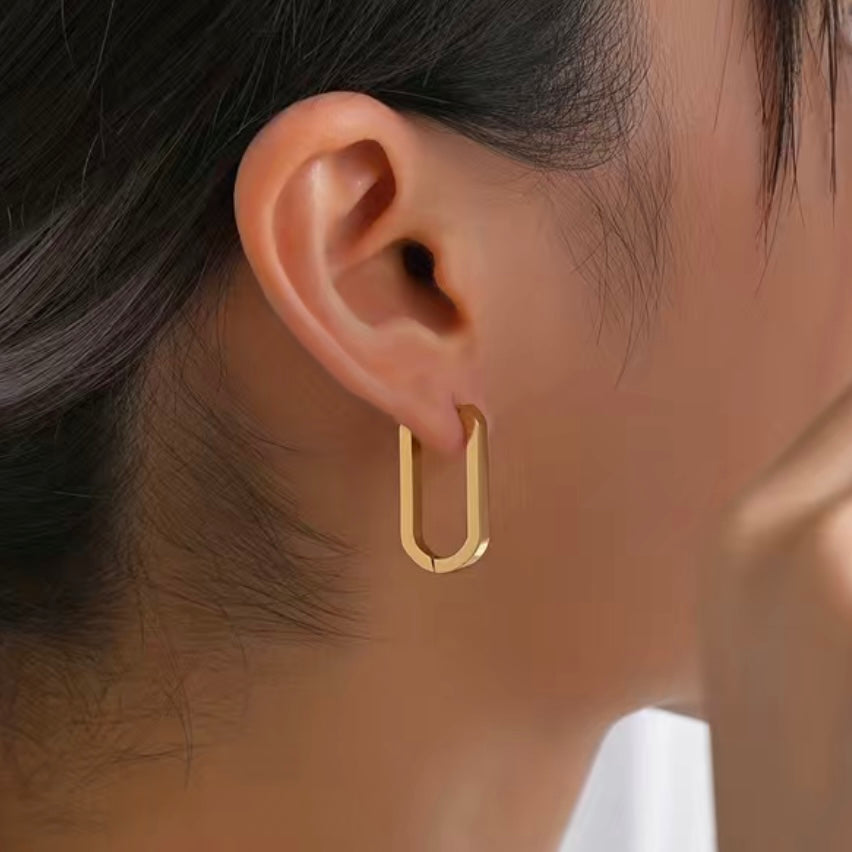 U Shaped Earrings