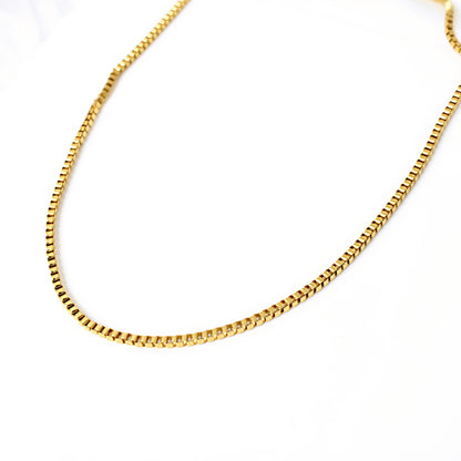 Box Chain Necklace Set