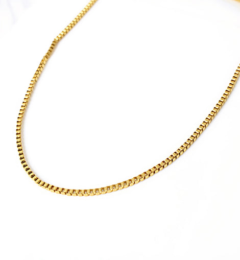 Box Chain Necklace Set