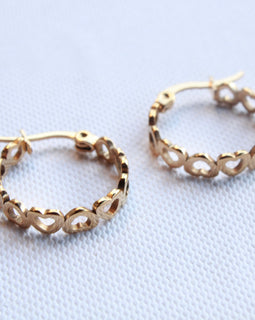 Mini Heart Hoops