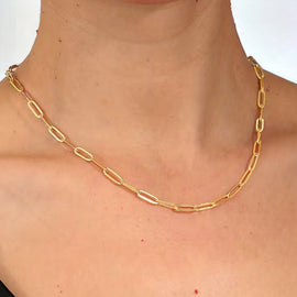 Paperclip Chain Necklace