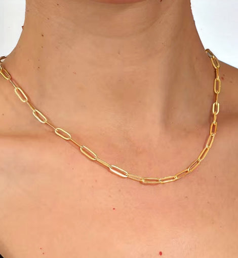 Paperclip Chain Necklace