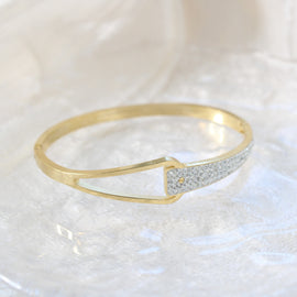 Buckle Rhinestone Bangle