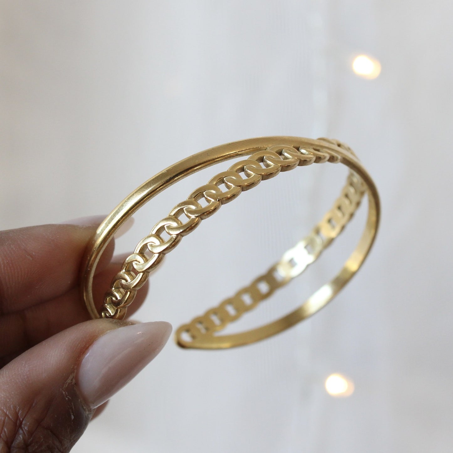 Double band Bangle