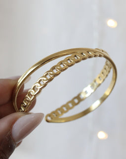 Double band Bangle