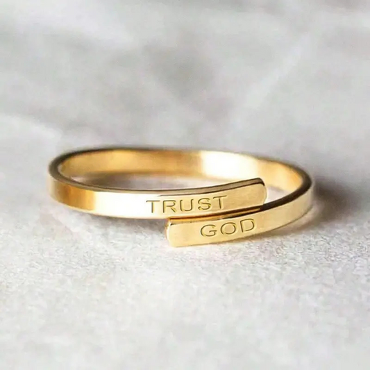 Trust God Ring