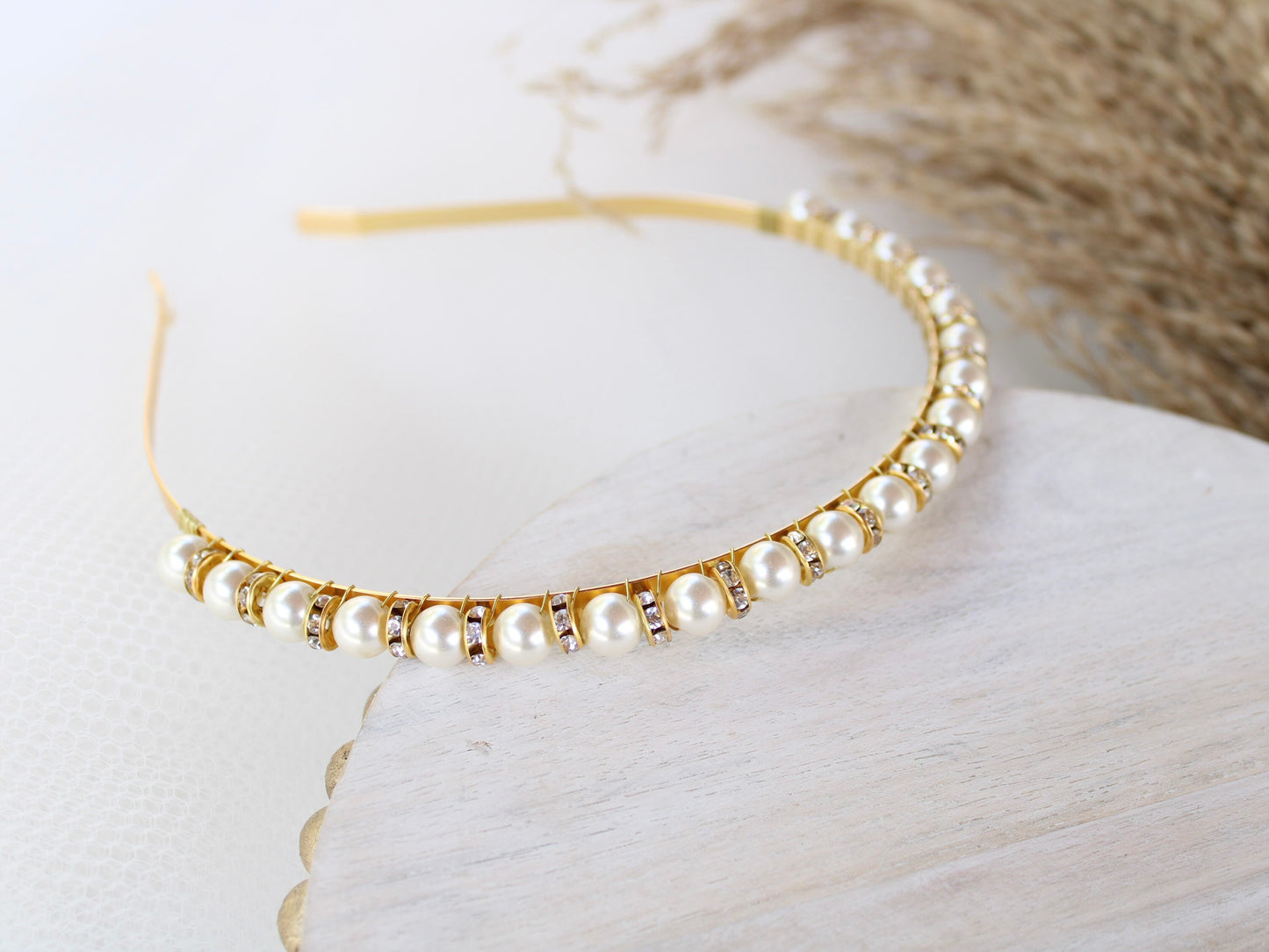 Bridal Pearl Headpiece