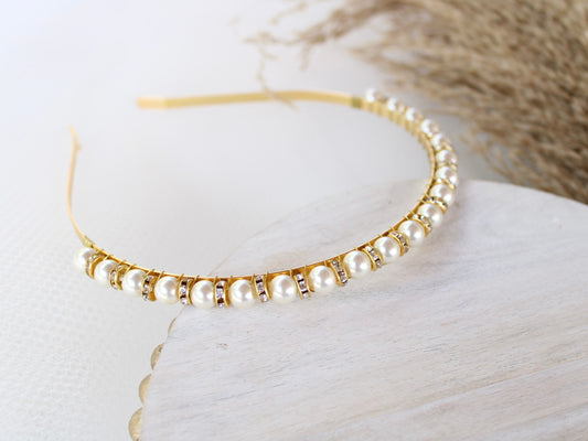 Bridal Pearl Headpiece