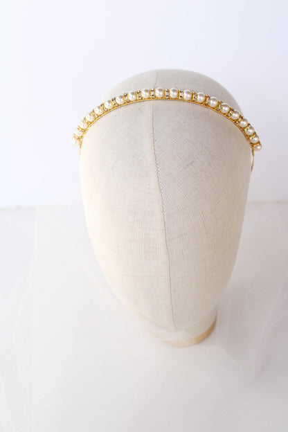 Bridal Pearl Headpiece