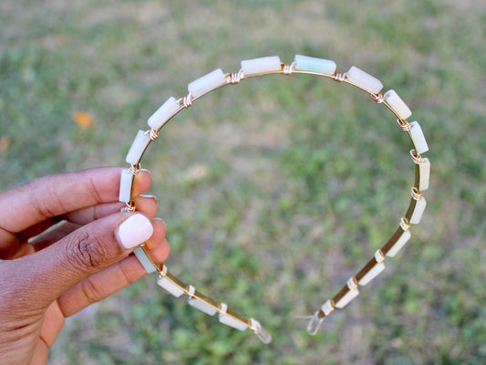 Amazonite Crystal Headpiece