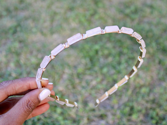 Rose Quartz Headpiece