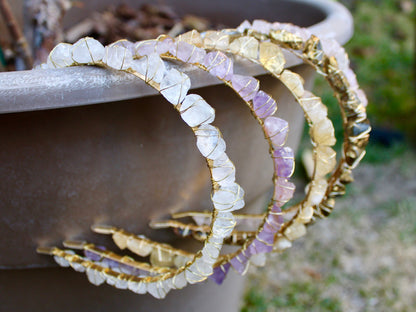 Raw Amethyst Crystal Crown