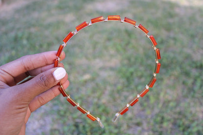 Carnelian Crystal Headpiece