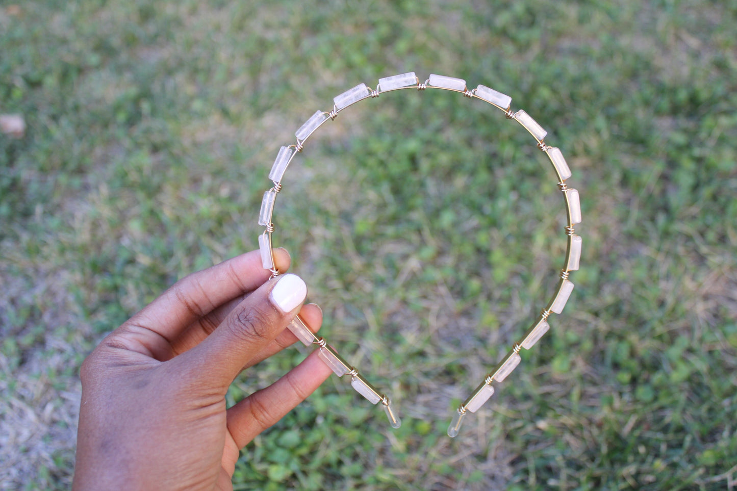 Rose Quartz Headpiece