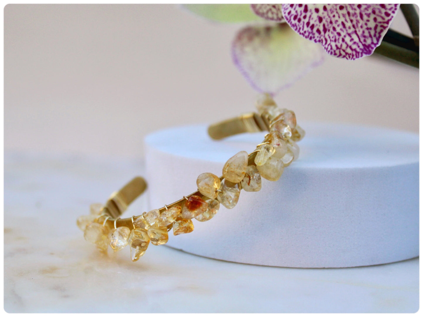 Gemstone Wrapped Bracelet