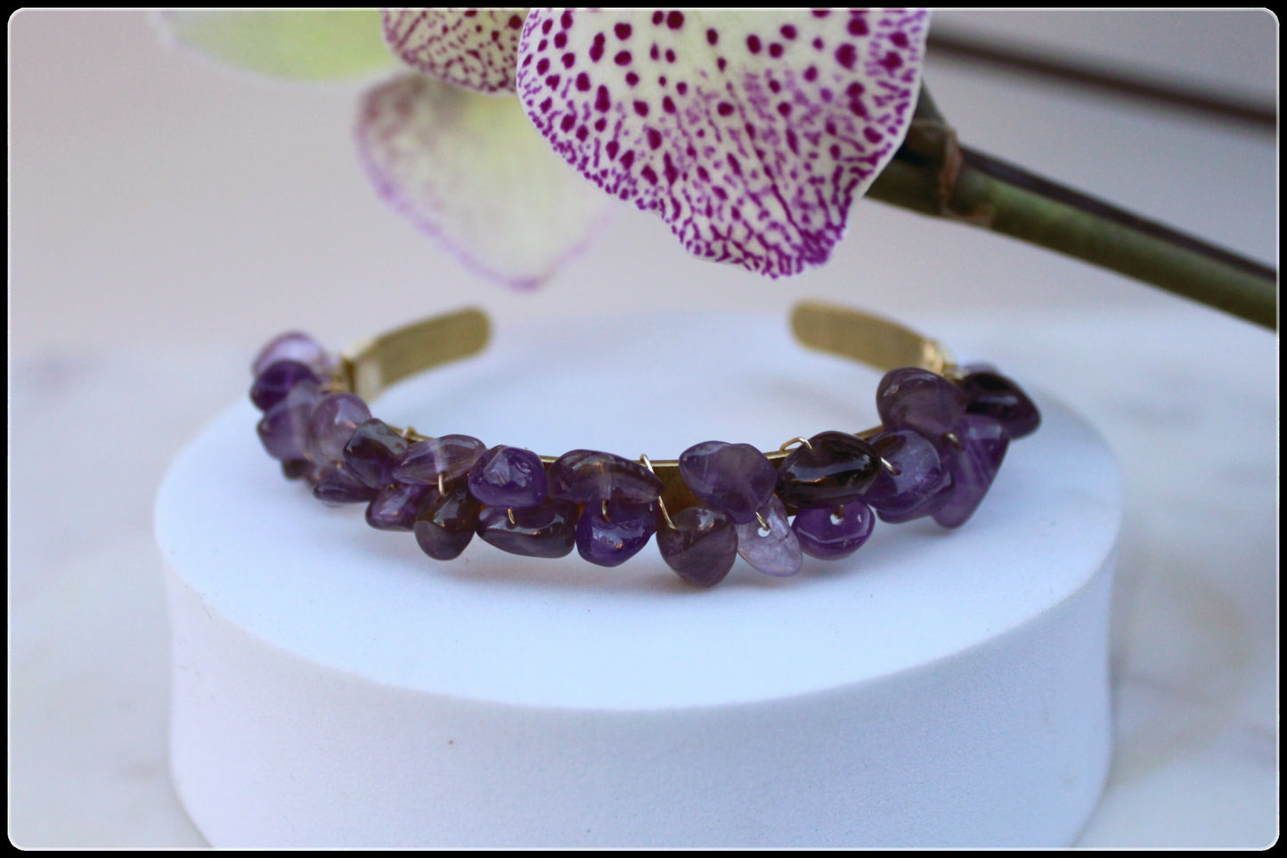 Gemstone Wrapped Bracelet